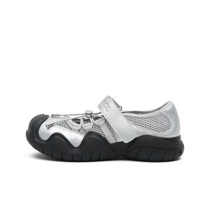 Туфли Мэри Джейн из серии Ugly Cute Design для женщин MASOOMAKE, Vintage Silver