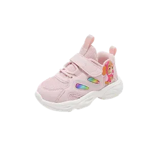 Износостойкие низкие детские кроссовки для повседневной носки. Для детей от 3 до 7 лет. PAW PATROL, розовый