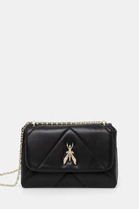 Кожаная сумка Patrizia Pepe, черный