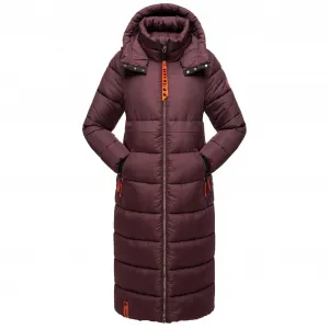 Стеганое пальто Navahoo "Хрустальный цветок", модное, стеганое женское зимнее пальто, красный