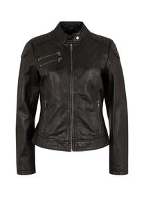 Кожаная куртка Riviera в байкерском стиле 7eleven, черный