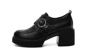 VEDULLAR Лоферы женские, черные/бежевые