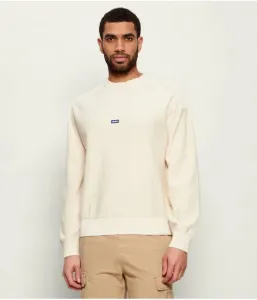 Свитер San Casey-C1 relaxed fit Hugo Blue, кремовый