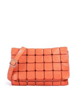 Сумка через плечо из зернистой коровьей кожи Campomaggi, оранжевый