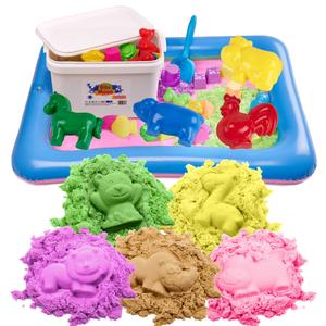 Bibimoon Kinetic Sand 5 кг Набор форм для песочницы Inna marka