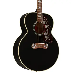 Акустико-электрогитара Gibson Custom Elvis SJ-200 из эбенового дерева