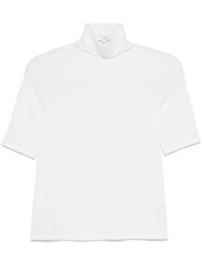 Vince топ с высоким воротником, белый