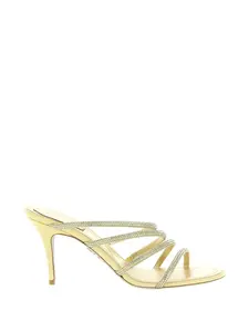Сандалии Erin с кристалльным декором Rene Caovilla, золотой