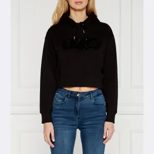 Укороченная толстовка Empire Michael Kors, черный