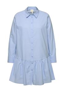 Блузка на пуговицах FLOUNCE Ulla Popken, светло-голубой