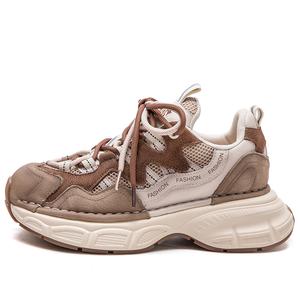 Низкие массивные кроссовки, увеличивающие рост, женские Jay, Brown