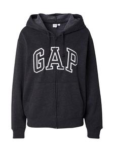 Толстовка с капюшоном на молнии GAP HERITAGE, антрацит