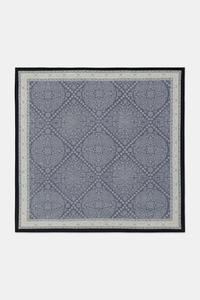 Шелковый шарф Answear.LAB, темно-синий