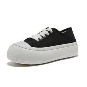 Женские черные легкие повседневные кроссовки Komanic на низком ходу с эффектом увеличения роста