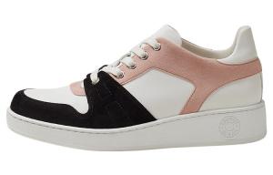 Кроссовки для скейтбординга женские с низким верхом белые/черные/розовые Hermes