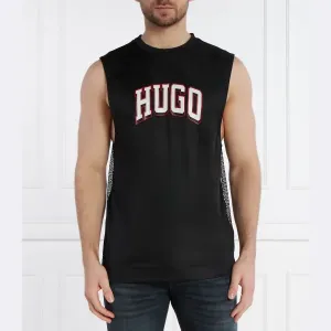 Майка свободного кроя Hugo, черный