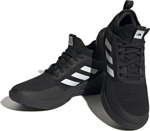 Кроссовки Crazyflight Mid adidas, цвет Black/White/Carbon