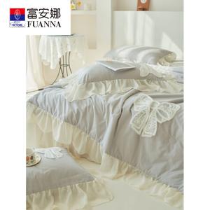 Fuanna Одеяло летнее односпальное 150x200 см, цвет Ranmanmanwu - Gray