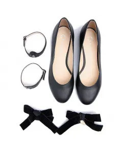 Женские черные балетки Customizable Alterre, черный