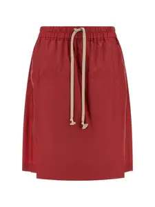 Килт-шорты на завязках Rick Owens, красный