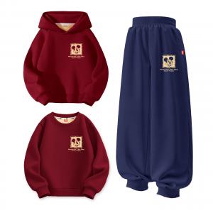 Детский костюм Танг Disney, [thickened and fleece-lined]difangchi k бордовый+difangchi k темно-синий +difangchi k бордовый