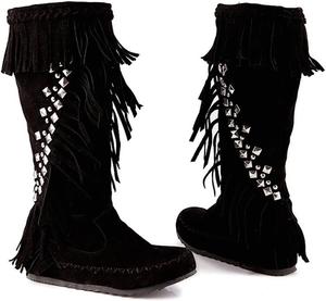 Женские ковбойские сапоги Ulalaza с бахромой, скрытой танкеткой, скуфита на щиколотке, с кисточками, стразы, блестящая ткань, нубук, удобные сапоги на ноге для улицы, свадьбы или вечеринки, S13-Black