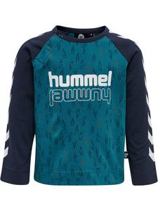 Hummel Лонгслив 'Thunder' в цвете Marine Blue, Cyan Blue