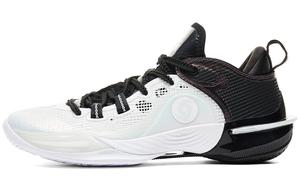 Taichi Flash 6 Поддерживающая Износостойкая Противоскользящая Низкая Баскетбольная Обувь Мужская Полностью Белая/Черная PEAK, Полностью Белая Черная