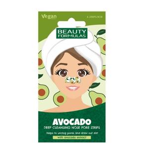Beauty Formulas Deeply Cleansing Avocado Nose Strips 6 шт.