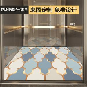 Budis Ковер 140х140 см для лифта, кожаный ПВХ, моющийся, с местом для логотипа