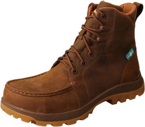 Ботинки Twisted X для мужчин, размер 6, с косым носком, Distressed Saddle