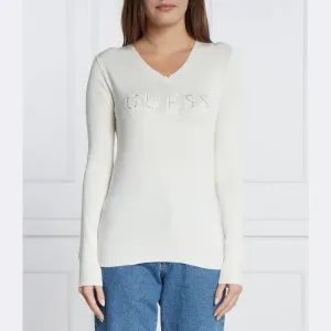 Облегающий свитер Guess, бежевый