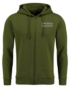 Толстовка с капюшоном на молнии Key Largo PATH, зеленый