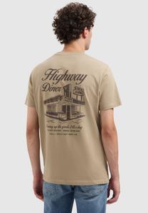 Футболка Pure Path REGULAR FIT CREWNECK SS , Taupe