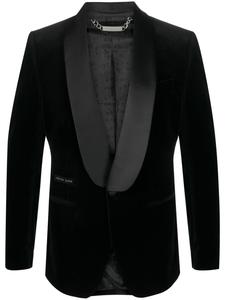 Бархатный пиджак Elegant Philipp Plein, черный