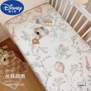 Disney Простыня на резинке 120х60 см из чистого хлопка, цвет Jungle Rain