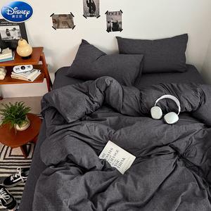 Disney Комплект постельного белья: простыня на резинке 180 см, пододеяльник 220x240 см, цвет сине-серый