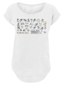 Футболка Том и Джерри из сериала Cartoon Dept Jerry в белом цвете F4NT4STIC