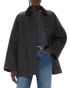 Куртка из вощеного папоротника Whistles, черный