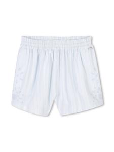 BOSS Kidswear шорты с вышивкой, синий