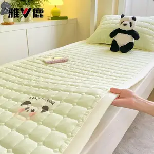 Yalu Наматрасник из хлопка 60х200 см, антибактериальный, антиклещевой, дышащий