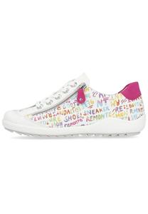 Кроссовки из кожи/синтетики remonte, розовый