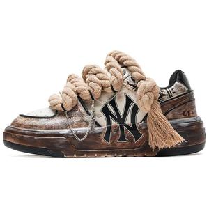 MLB Кроссовки для скейтбординга Chunky Liner с антискользящим покрытием, износостойкие, унисекс, белые