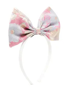 Ободок с бантом Hucklebones London, белый