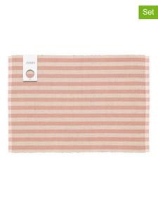 Södahl Набор из 2 салфеток под тарелки "Statement" розового цвета - (Д)33 x (Ш)48 см
