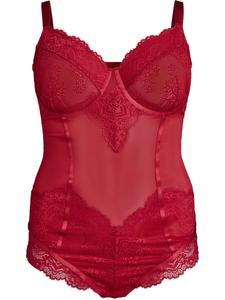 Боди Devoted by Zizzi Lelsa, бордовый