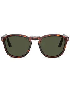 Солнцезащитные очки в квадратной оправе Persol, коричневый