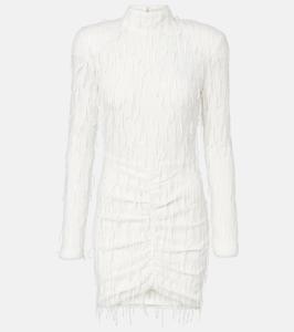 Мини-платье с пайетками Rotate, Bright White