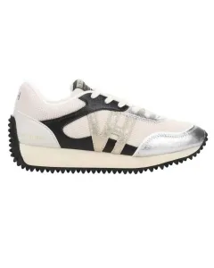 Женские беговые кроссовки Cosmic 13 в бело-серебристо-золотом цвете Vintage Havana