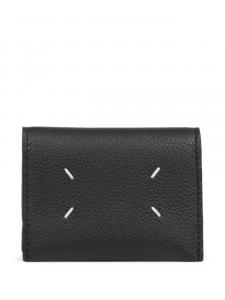 Кошелек с декоративной строчкой Maison Margiela, черный